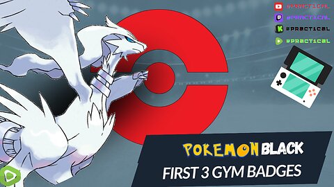 Pokemon Black Gameplay - First three gym badges