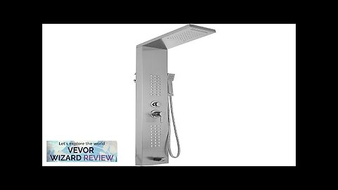 VEVOR Shower Panel Tower System Stainless Steel Multi-Function Shower Panel with Spout Review