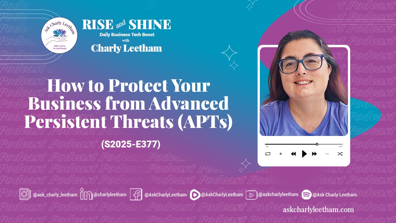 How to Protect Your Business from Advanced Persistent Threats (APTs) (2025/377)