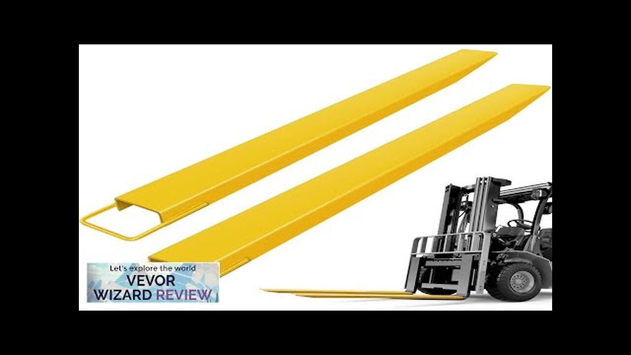 VEVOR Pallet Fork Extension 72 Inch Length 4.5 Inch Width Heavy Duty Review