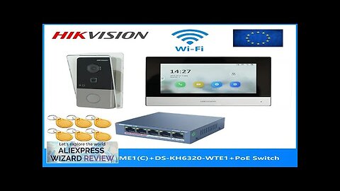 HIKVISION DS-KIS603-P(C) Multi-language 802.3af POE Video intercom KITinclude Review