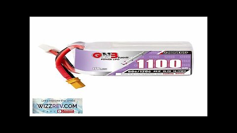 Gaoneng GNB 15.2V 1100mAh 60C 2S HV LiPo Battery XT30 Plug Review