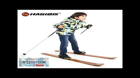 HAGIBIS Beginner Snow Skis and Poles Willow Wooden Snowboard 110cm/130cm x 7cm Review