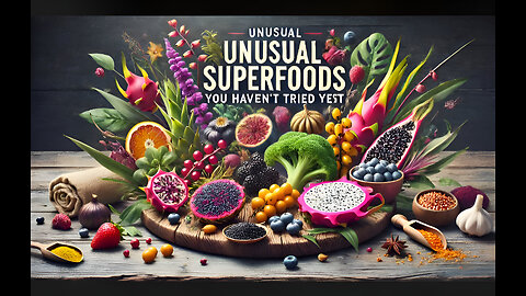 Explore RARE Superfoods You Never Knew Existed!