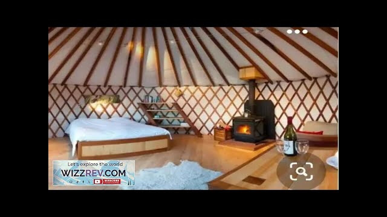 Outdoor Camping Yurts 8m Double Insulation Luxury Mongolian Yurt Tent for Outdoor Review