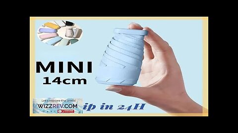 Mini Folding Sunscreen Umbrella for Women Sunshade Sun and Uv Protection Small Review