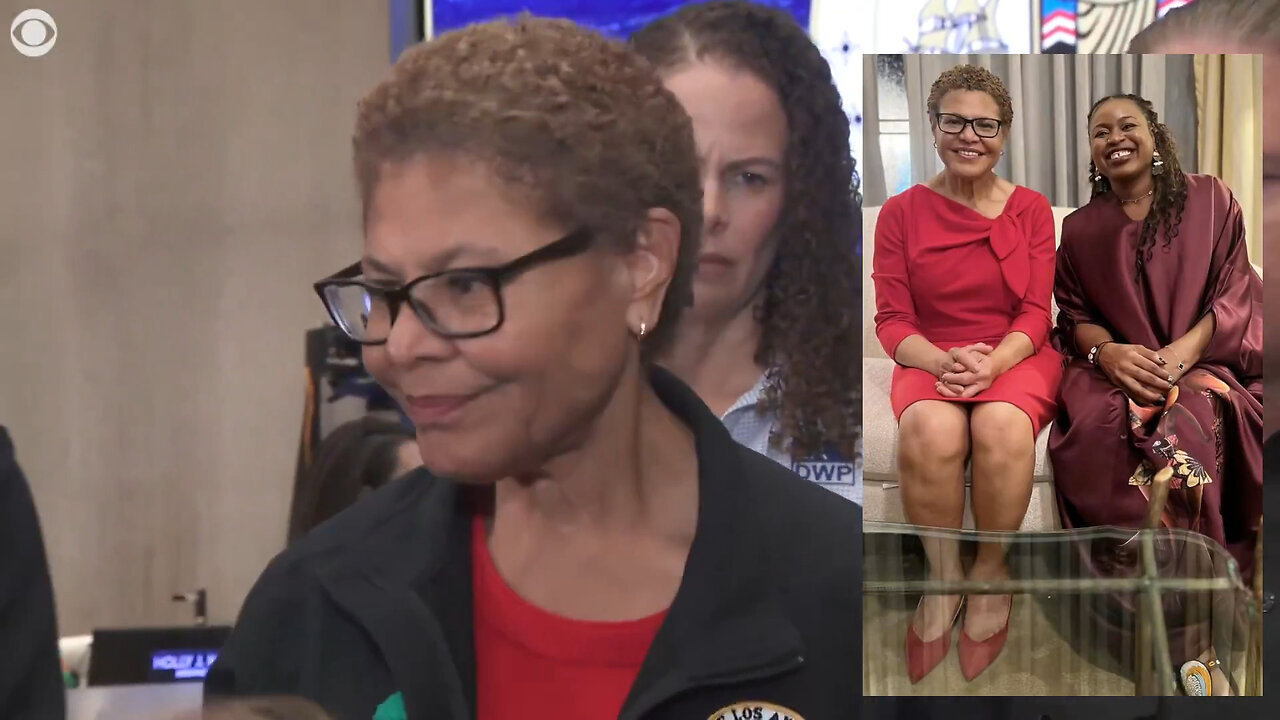 Dereliction Of Duty Duo: Nero Newsom 'Fiddled' While Mayor Karen Bass Sipped Cocktails Overseas