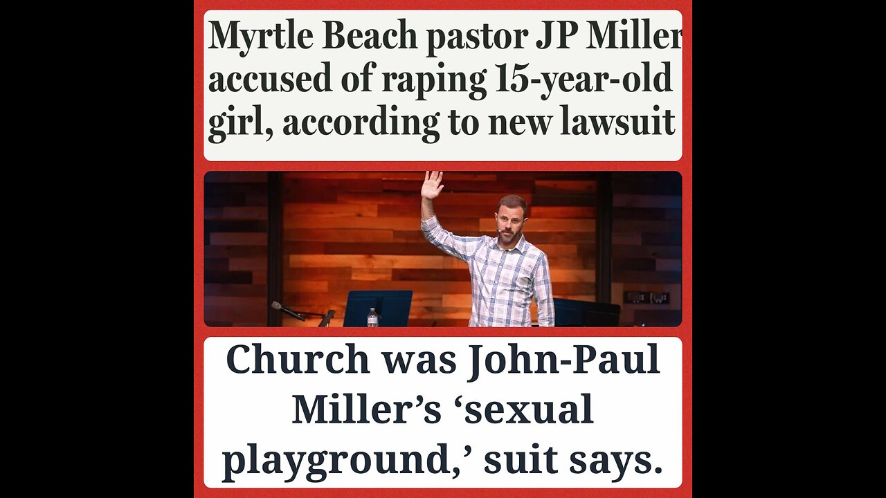 "Pastor" JP Miller Sued for Sexual Assault