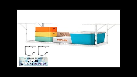 VEVOR Overhead Garage Storage Rack 3x8 Garage Ceiling Storage Racks Heavy Duty Review