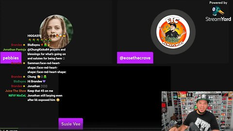 1/9/25 ETC YT Livestream Pt. 1: "THE BRANDON Q LORE CONTINUES w/EXPOSED BUTTHOLES & 15YR OLDS"