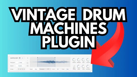 QUICK LOOK 👀 Vintage Drum Machines VST AU Bloom Drum Machine by Excite Audio