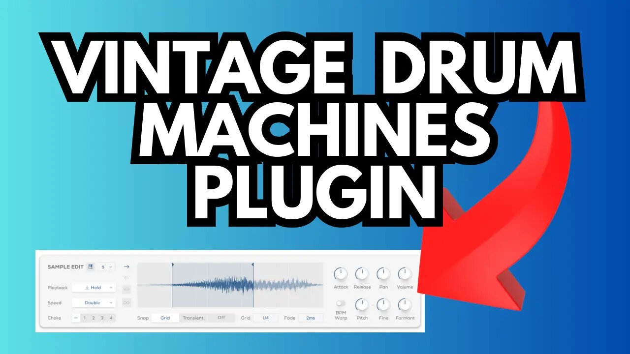 QUICK LOOK 👀 Vintage Drum Machines VST AU Bloom Drum Machine by Excite Audio