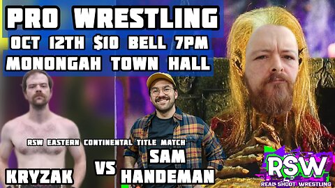 Shane Kryzak vs Sam Handeman