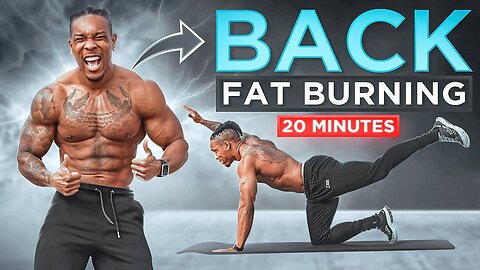 20 Minute Back FAT BURNING Workout(No Equipment) 💪....