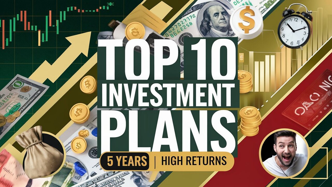 "Top 10 Investment Plans for 5 Years with High Returns | Investment Ideas for beginners | Finance💰📈"