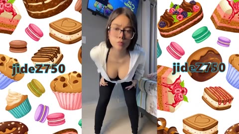 big bank challenge 🍩😋 tiktok #tiktokchallenge #bigbank challnge try not to cum viral video