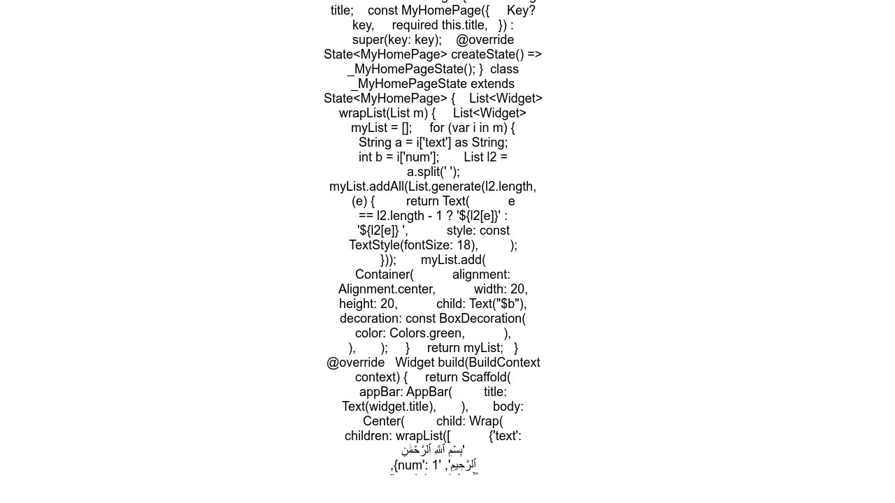 Flutter Text.rich widget is revers the WidgetSpan if you add arabic text
