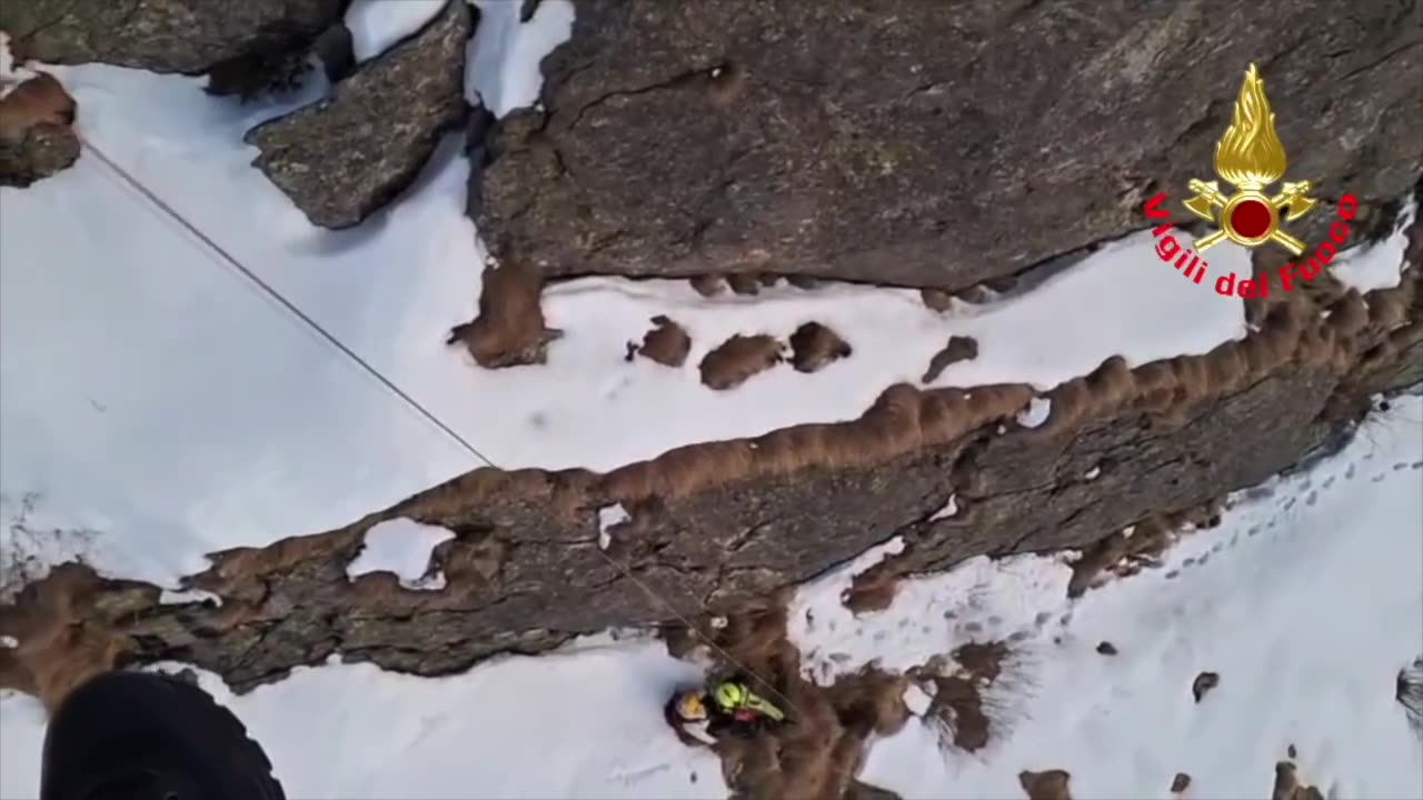 ORNAVASSO (VCO) - SOCCORSO ESCURSIONISTA MONTE POGGIO CROCE (04.02.25)