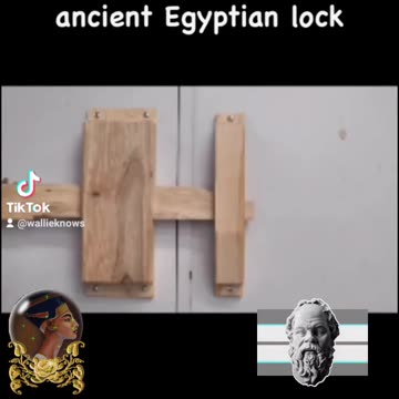 The mechanics of an ancient egpyptan lock