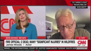 James Woods Breaks Down in Tears Recounting a Story About His Family and the Wildfires