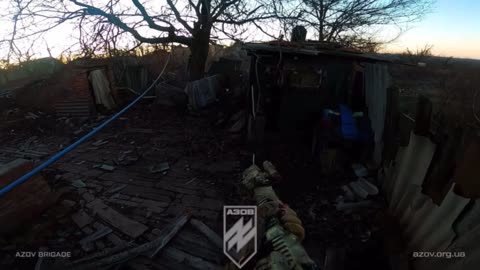 Intense Close-Quarters Firefight in the Village of Shcherbinivka