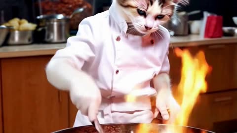 Critique gastronomique Non, juste un chat maître des saveurs ! 🐱🔥