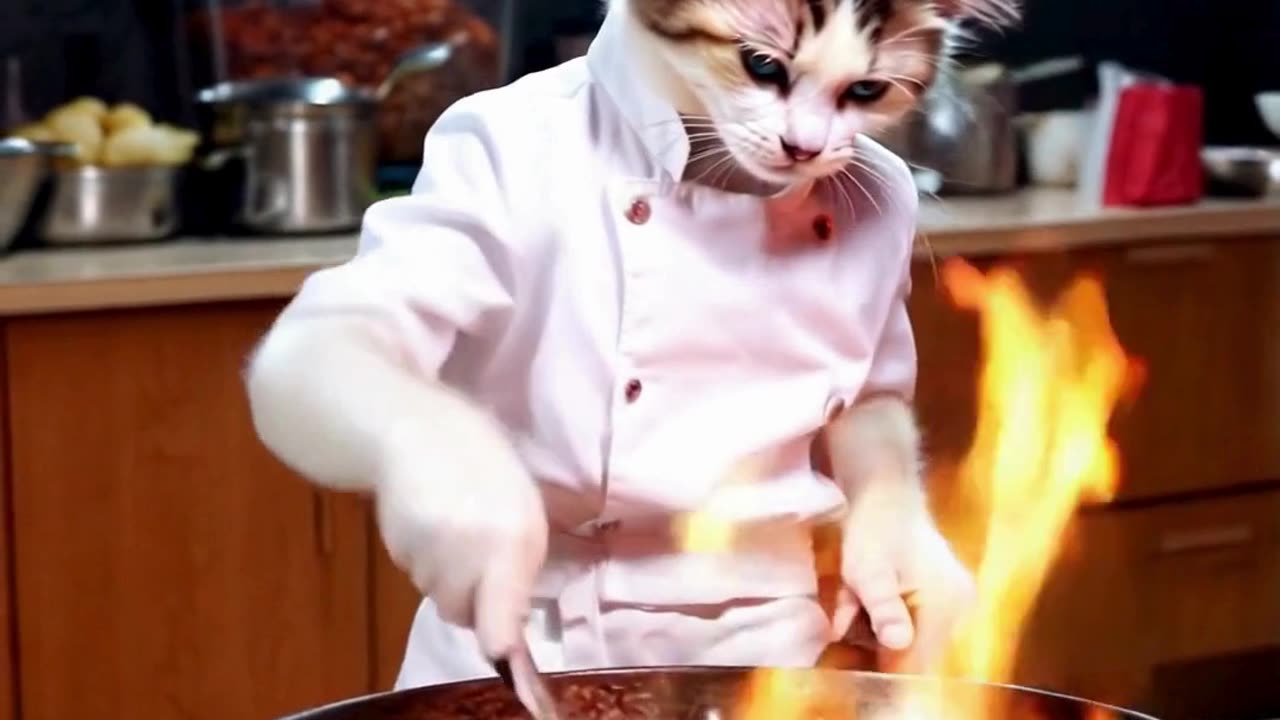 Critique gastronomique Non, juste un chat maître des saveurs ! 🐱🔥