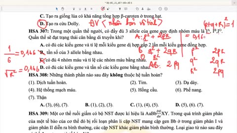 "SINH BUỔI 18 : LUYỆN ĐỀ "