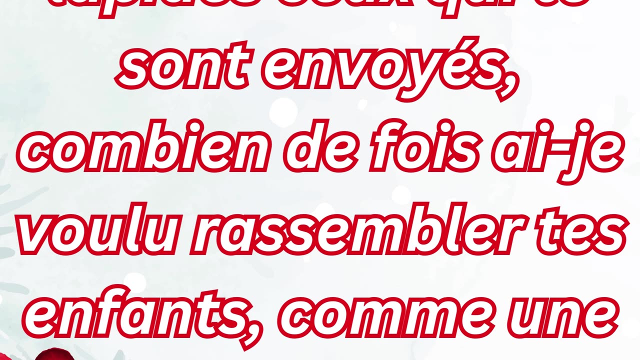 "Jérusalem, Jérusalem : L'Appel de Jésus à la Ville Rebelle" Matthieu 23:37#shorts #youtube #jesus