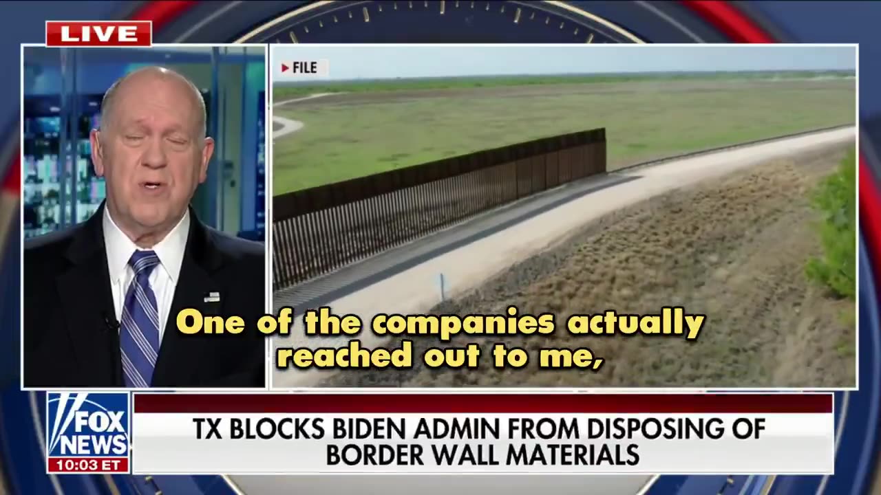 Incoming Border Czar shares one of the companies who bought border wall offers to return it