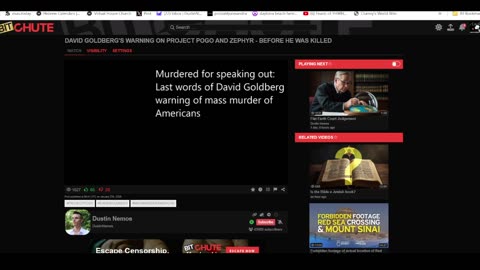 David Goldbergs Last Warnings - Projects Pogo, Zephyr Patriot/White Roundsups, Agent Adam Green
