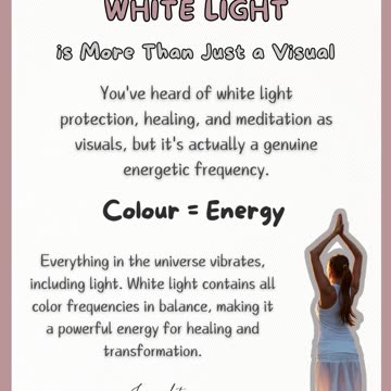 Learn how white light affects your energy field—and how to use it for deep healing & alignment