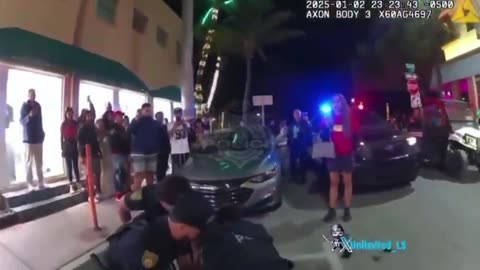 This is COMPLETE OVERUSE OF FORCE by the Miami-Dade Police against Fred Kerley.