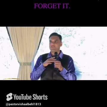 Stop looking at the past, forget it. Phil. 3:13