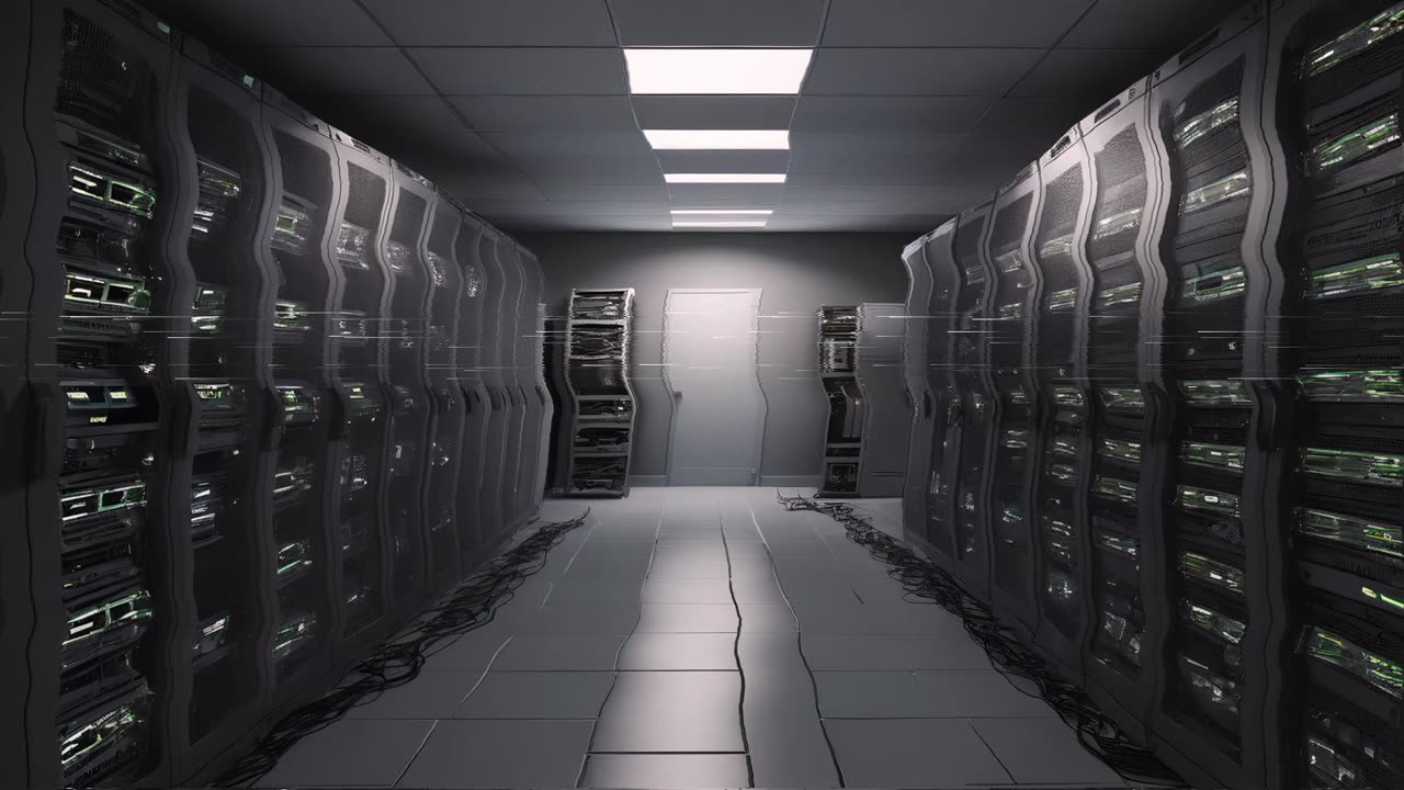 Server Room Ambience- Data Center Sounds- Relaxing