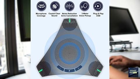 Conference Speaker and Microphone