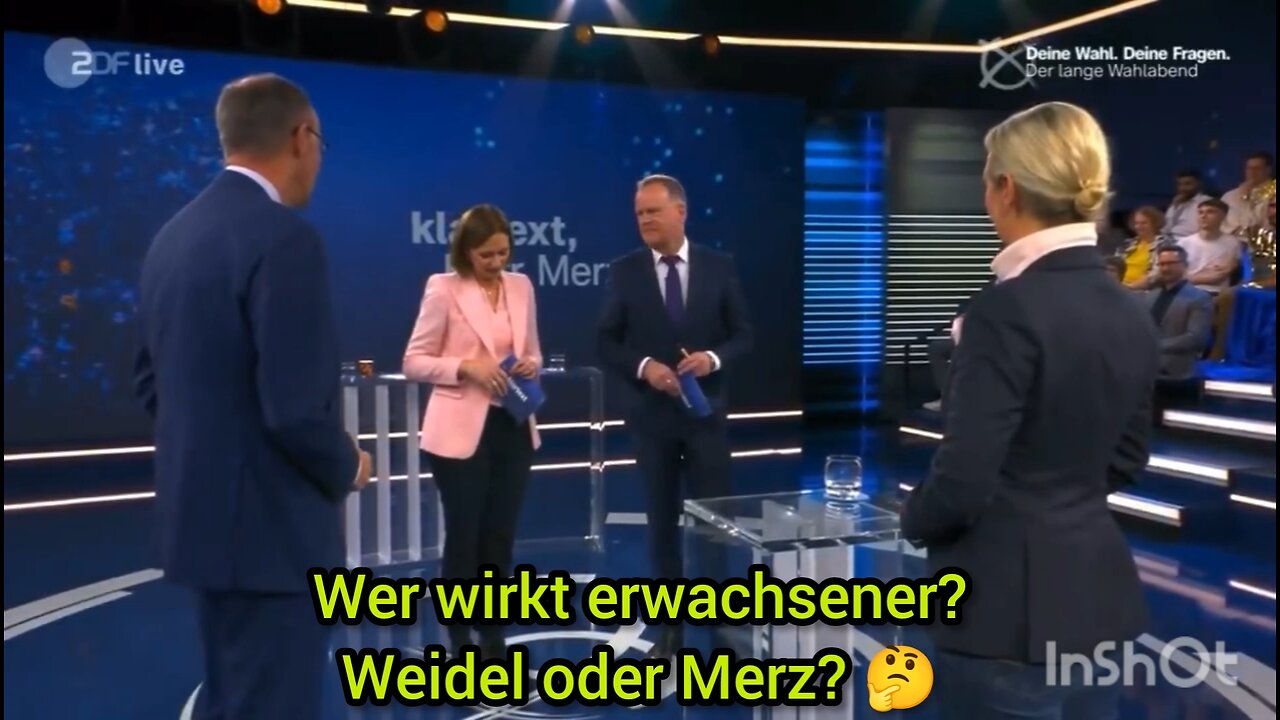 Alice Weidel vs Friedrich Merz