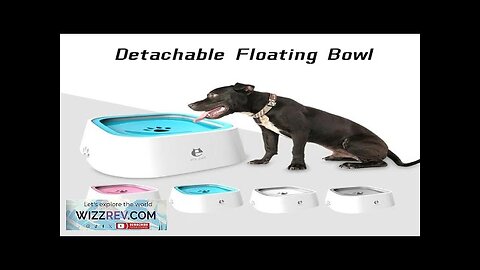 Dog Drinking Water Bowl Carried Floating Non-Wetting Mouth Dog Bowl Without Spill Review