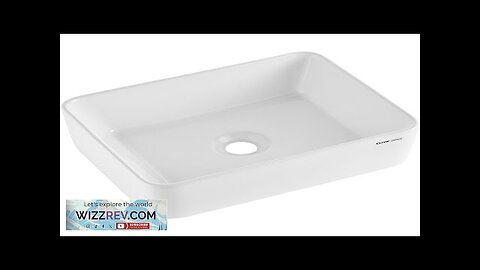 VEVOR Modern Ceramic Vessel Sink 16" x 12" Bathroom Vanity Bowl Countertop Review