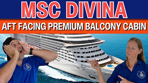 MSC Divina Aft Facing Premium Balcony Cabin 9268 | Tall Man's Cruise Adventures