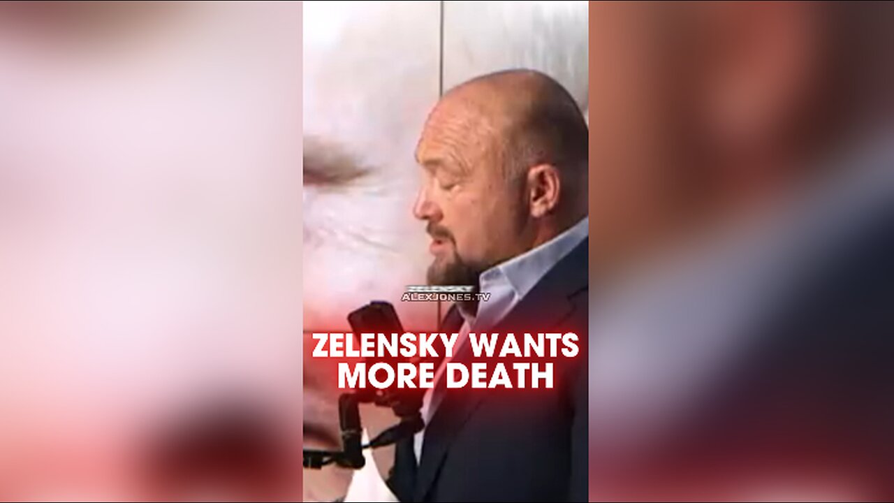 Alex Jones: Trump Needs To Stop Warmongering Psychotic Zelensky - 1/22/25