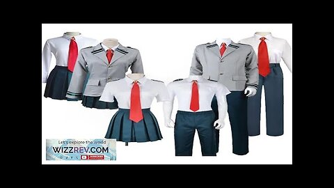 My Hero Academia Anime Midoriya Izuku Cosplay Costume Todoroki Shoto School Uniform Review