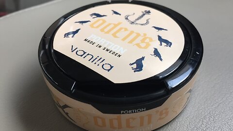 Oden's Vanilla (Original Portion) Snus Review