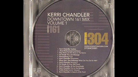 Kerri Chandler: Downtown 161 Mix Volume 1 [DT304CD001] [2006]