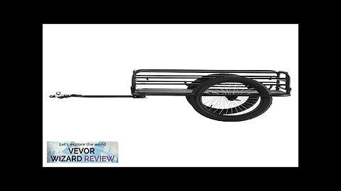 VEVOR Bike Cargo Trailer 275 lbs Load Capacity Heavy-Duty Bicycle Wagon Cart Review