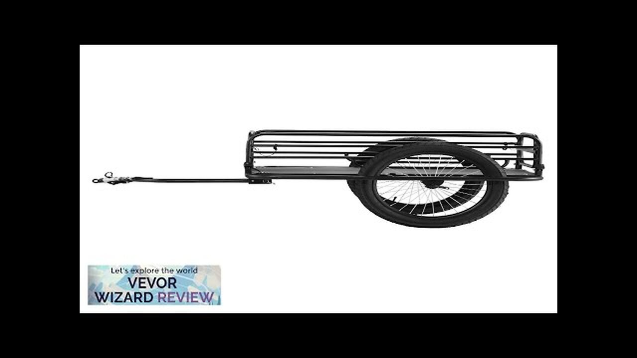 VEVOR Bike Cargo Trailer 275 lbs Load Capacity Heavy-Duty Bicycle Wagon Cart Review