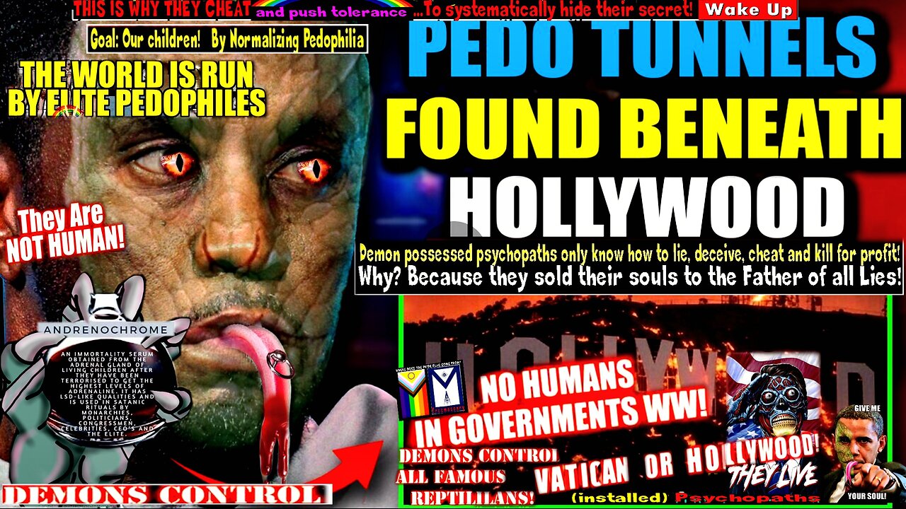 Wildfire Investigators Uncover Vast Network Of Child Trafficking Tunnels Beneath Hollywood