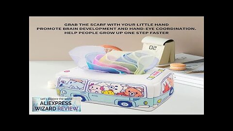 Baby Tissue Box Montessori Educational Toys Colorful Soft Sensory Toy For Toddler Review