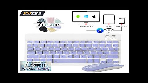 Mini Wireless Keyboard Bluetooth Keyboard For ipad Phone Tablet Portable Bluetooth Keyboard Review