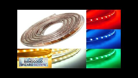 1M SMD3014 Waterproof LED Rope Lamp Party Home Christmas Indoor/Outdoor Strip Light Review